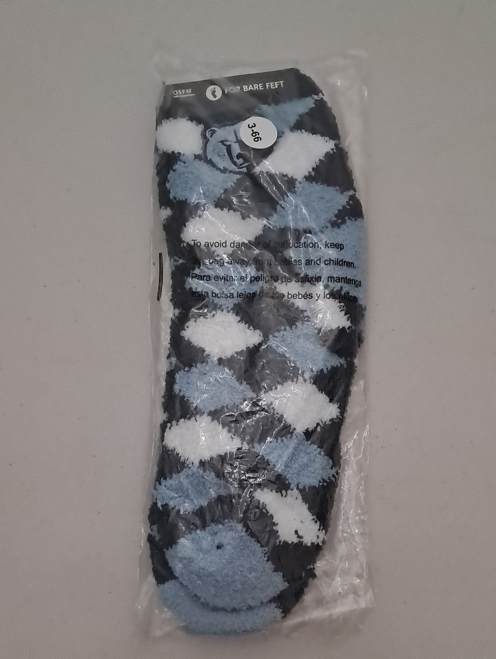 For Bare Feet Memphis Grizzlies Men's Size 5-12, Women's Size 6-11